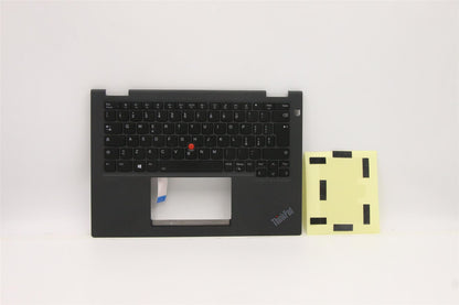 Lenovo ThinkPad X13 Gen 3 X13 Gen 2 Keyboard Palmrest Top Cover Black 5M11C18756