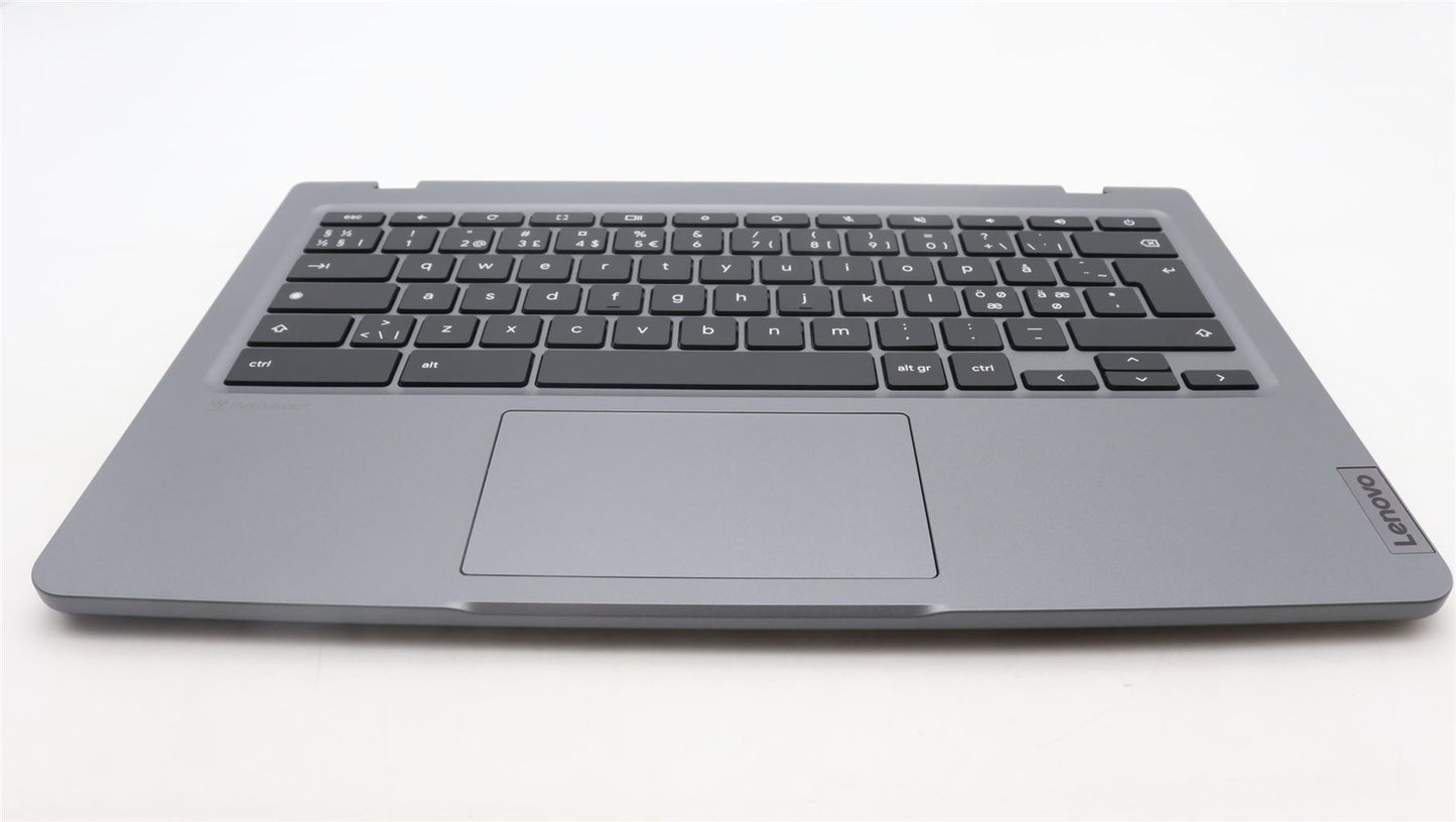 Lenovo 14e Gen3 IP 3 14IAN8 Keyboard Palmrest Top Cover Nordic Black 5M11H61776