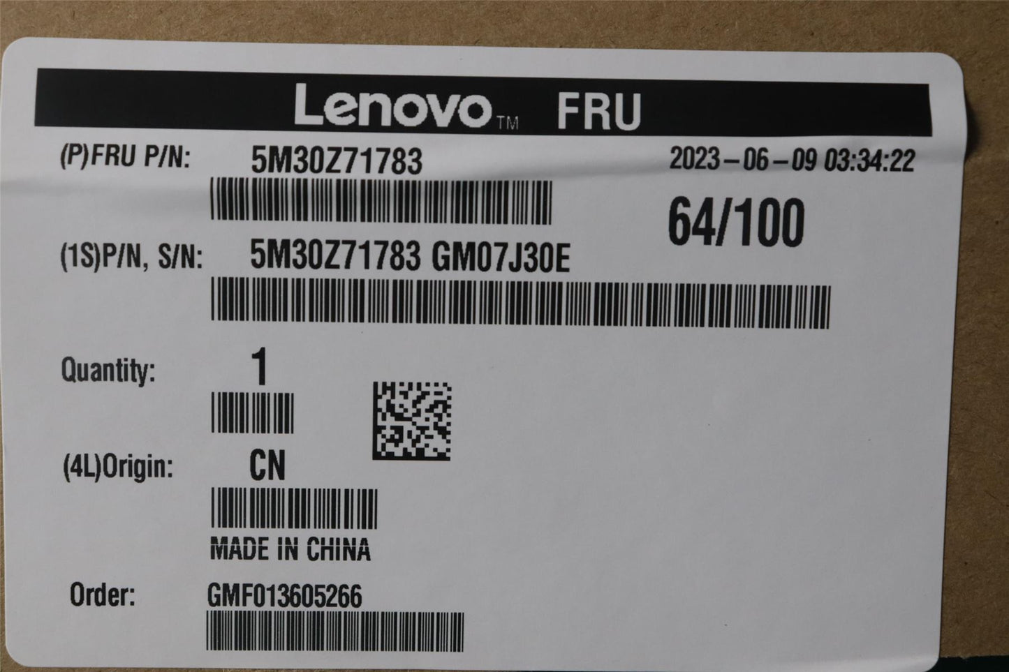 Lenovo 5M30Z71783 MEMORY UDIMM,16GB, DDR4, 3200 ,Kingston
