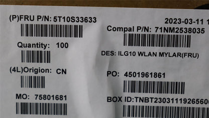 Lenovo WLAN Mylar C 82XV 5T10S33633