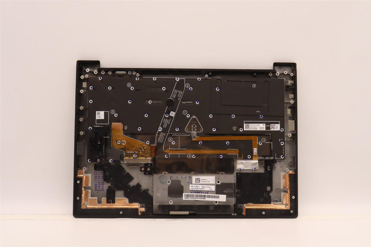 Lenovo ThinkPad X1 10th Gen Keyboard Palmrest Top Cover Greek 5M11H44226