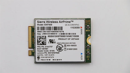Lenovo Wireless, CMB, SIE, EM7430 01AX737