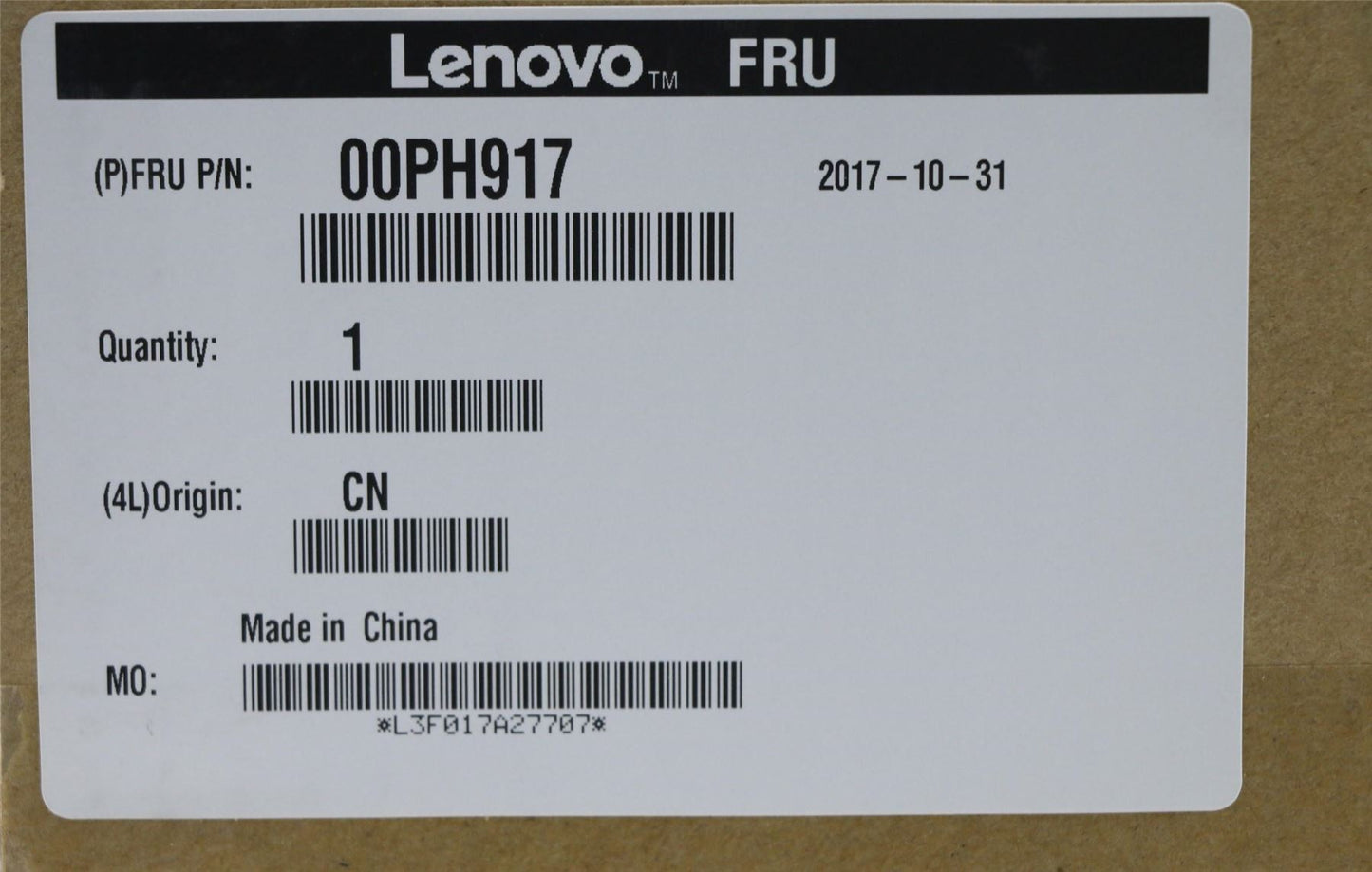 Lenovo OPT_DRIVE FRU 9.0 Slim UHD BD Writer WB 00PH917