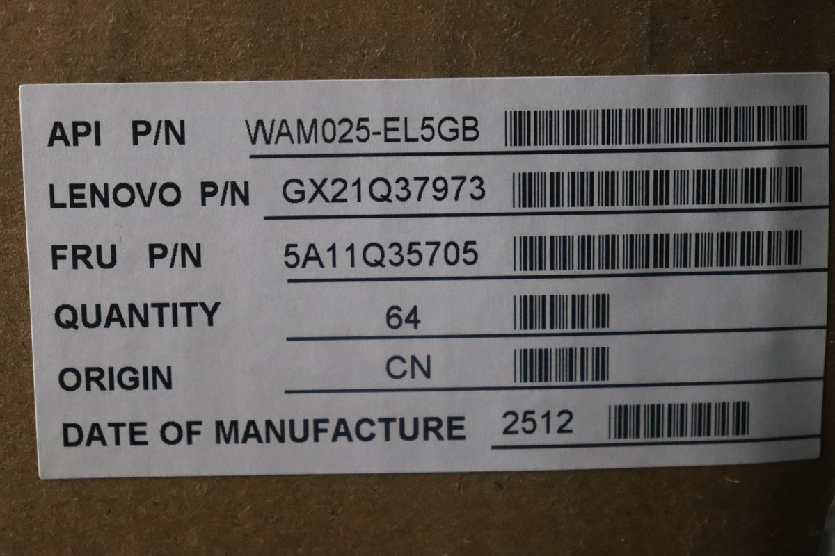 Lenovo AC_ADAPTER PD,65W,20/15/9/5V,2P,ANZ,ACB 65W USB-C 5V 2 Pin AC Charger Adapter 5A11Q35705