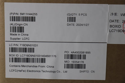 Lenovo Carbon X1 10th Keyboard Palmrest Top Cover German Black 5M11H44255