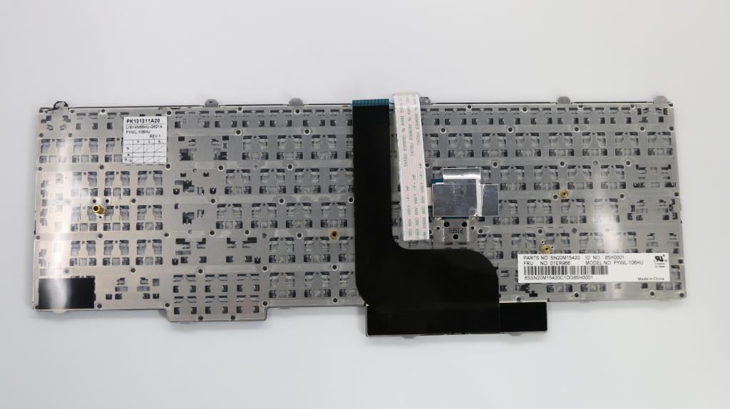 Lenovo ThinkPad P51 P71 Keyboard Hungarian Black 01ER966
