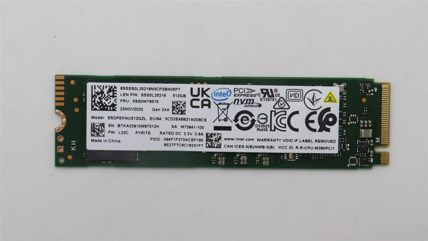 Lenovo IdeaCentre 3 07IAB7 5 17IAB7 5 14IAB7 Solid State Drive SSD 5SS1D65281
