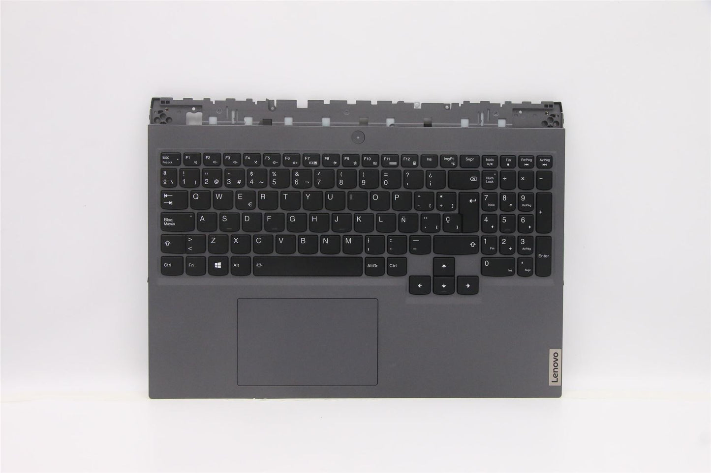 Lenovo 5 16ITH6H Palmrest Cover Touchpad Keyboard Spanish Storm Grey 5CB1D05410