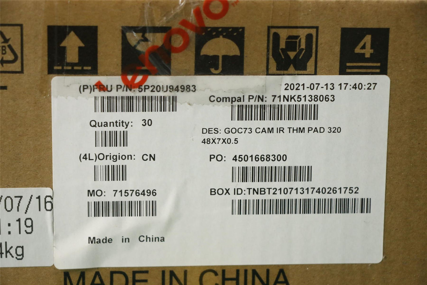 Lenovo T-FLEX_320_48X7X0.5MM,Laird 5P20U94983