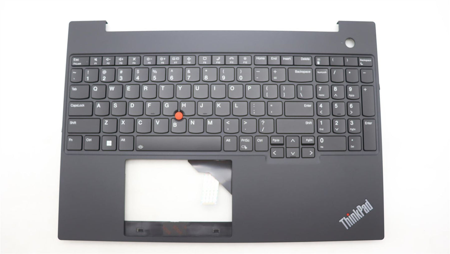 Lenovo ThinkPad E16 Gen 1 Keyboard Palmrest Top Cover US Black 5M11L65160