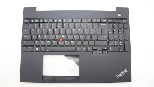 Lenovo ThinkPad E16 Gen 1 Keyboard Palmrest Top Cover US Black 5M11L65160