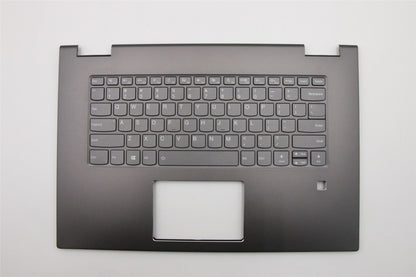 Lenovo Yoga 730-15IWL Palmrest Touchpad Cover Keyboard US Grey 5CB0T04912