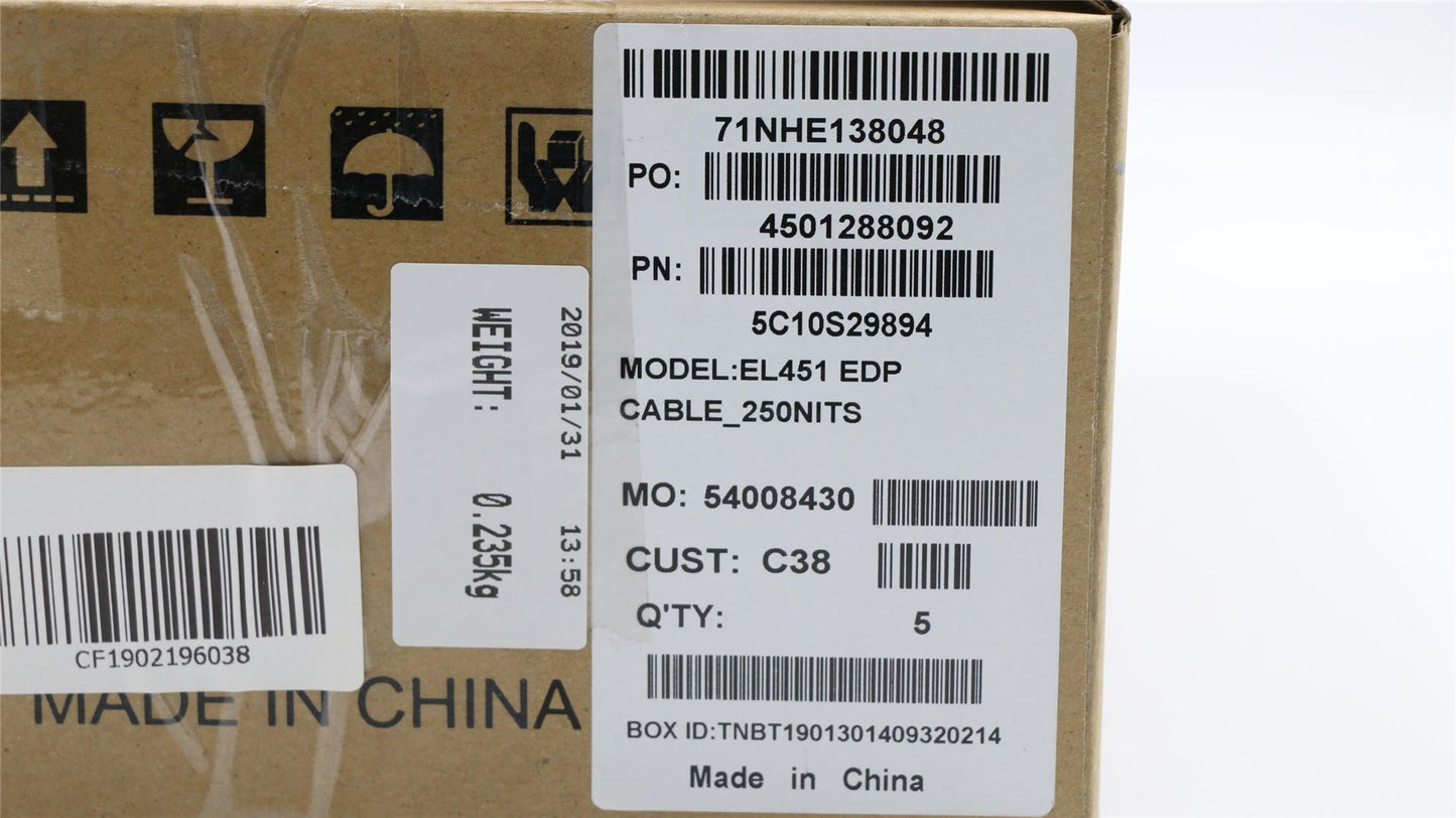 Lenovo IdeaPad S540-14IWL S540-14IML Cable Lcd Screen Display LED 5C10S29894