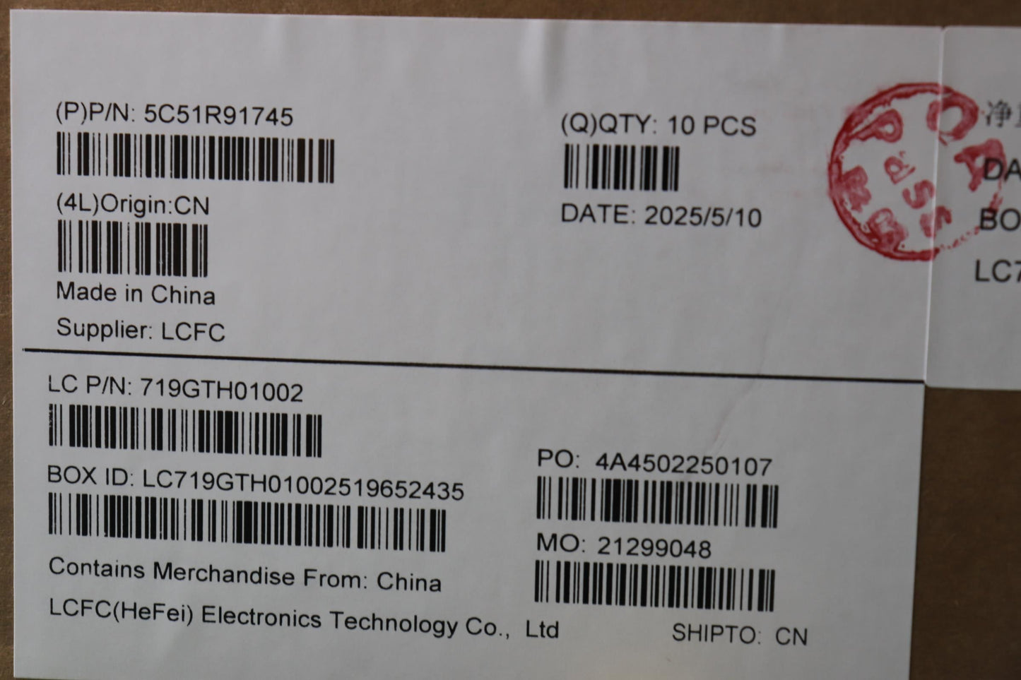 Lenovo CARDPOP FRU PCBA IO/B NSG721 ME472 NFP I/O Board 5C51R91745