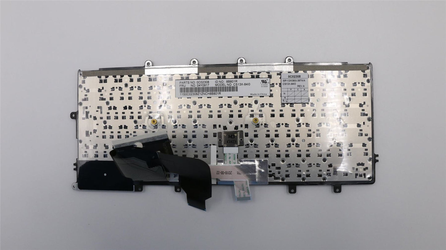 Lenovo ThinkPad X240 X250 X260 Keyboard Italian Black 04Y0917