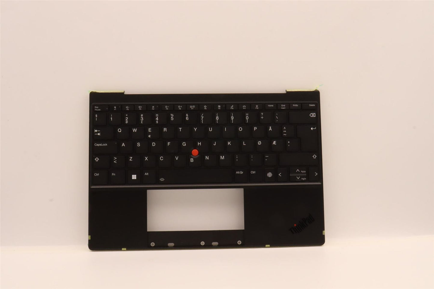 Lenovo ThinkPad Z13 Gen 1 Keyboard Palmrest Top Cover Norwegian Black 5M11H95016