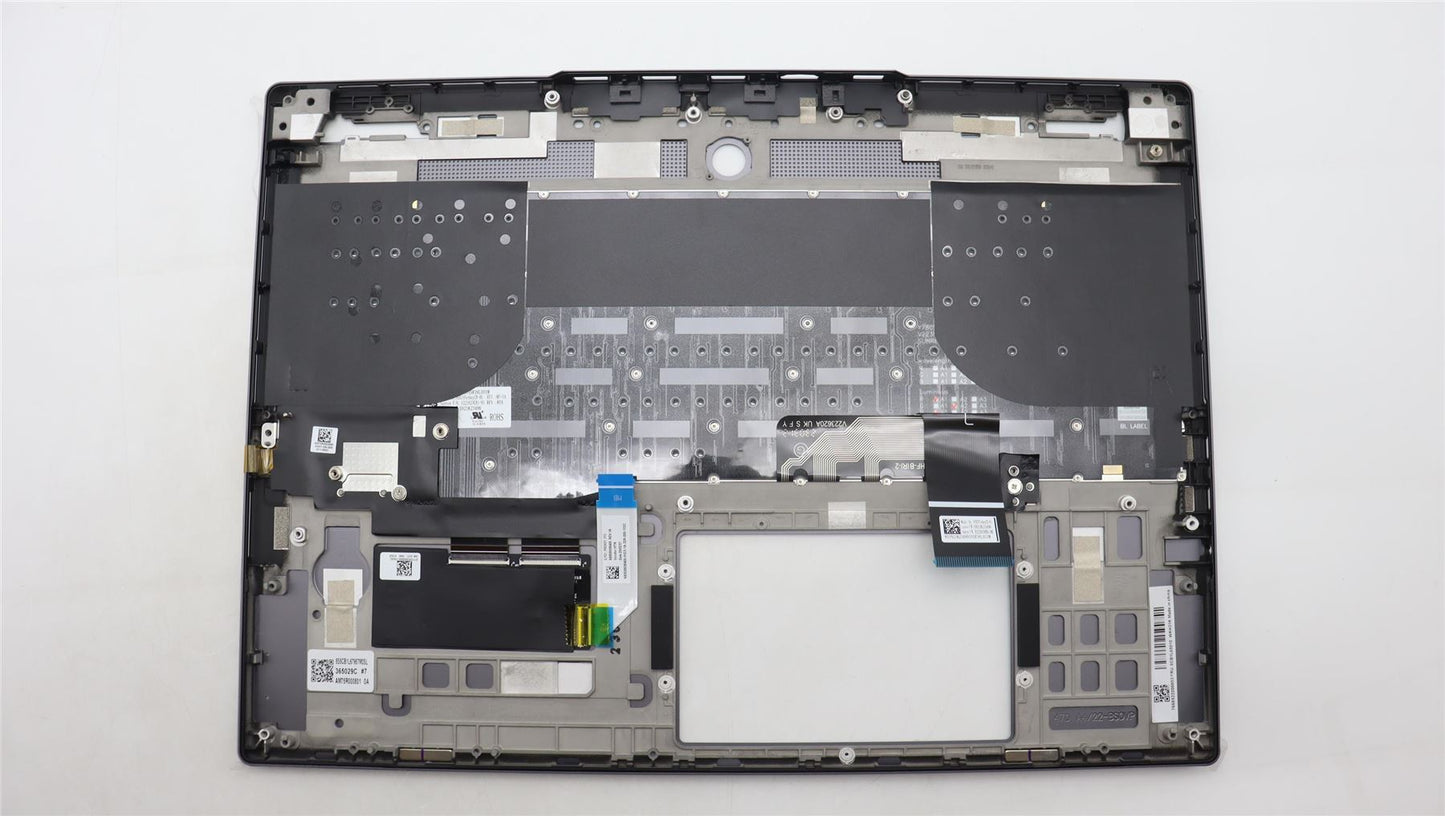Lenovo Legion S7 16IRH8 Keyboard Palmrest Top Cover Hungarian Silver 5CB1L68010