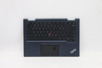 Lenovo Yoga C13 Gen 1 Palmrest Touchpad Cover Keyboard US Blue 5M11A36929