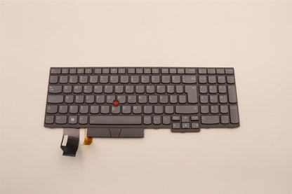 Lenovo ThinkPad T15 Gen 2 P15s Gen 2 Keyboard Portuguese Grey Backlit 5N21B08432