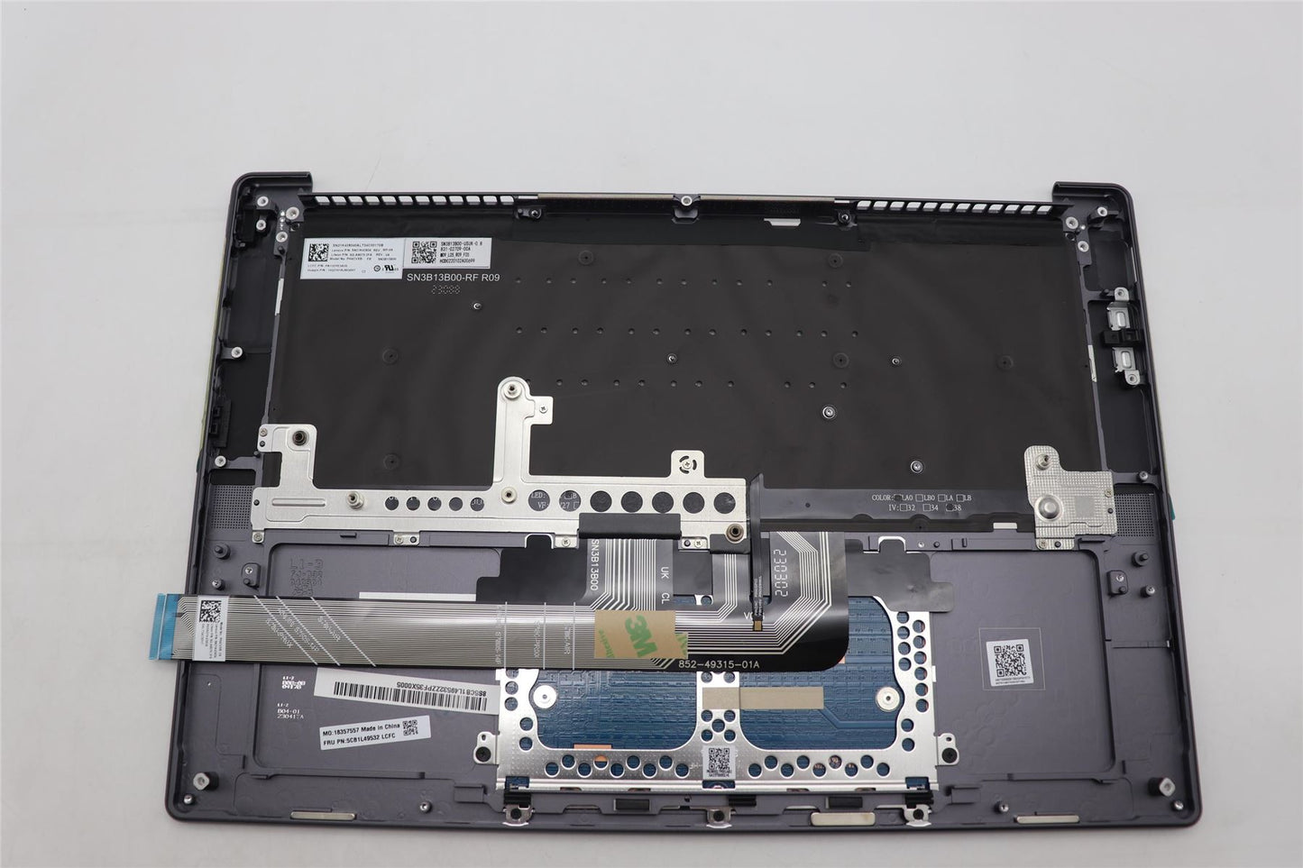 Lenovo Yoga 9 14IRP8 Palmrest Cover Touchpad Keyboard French 5CB1L49532