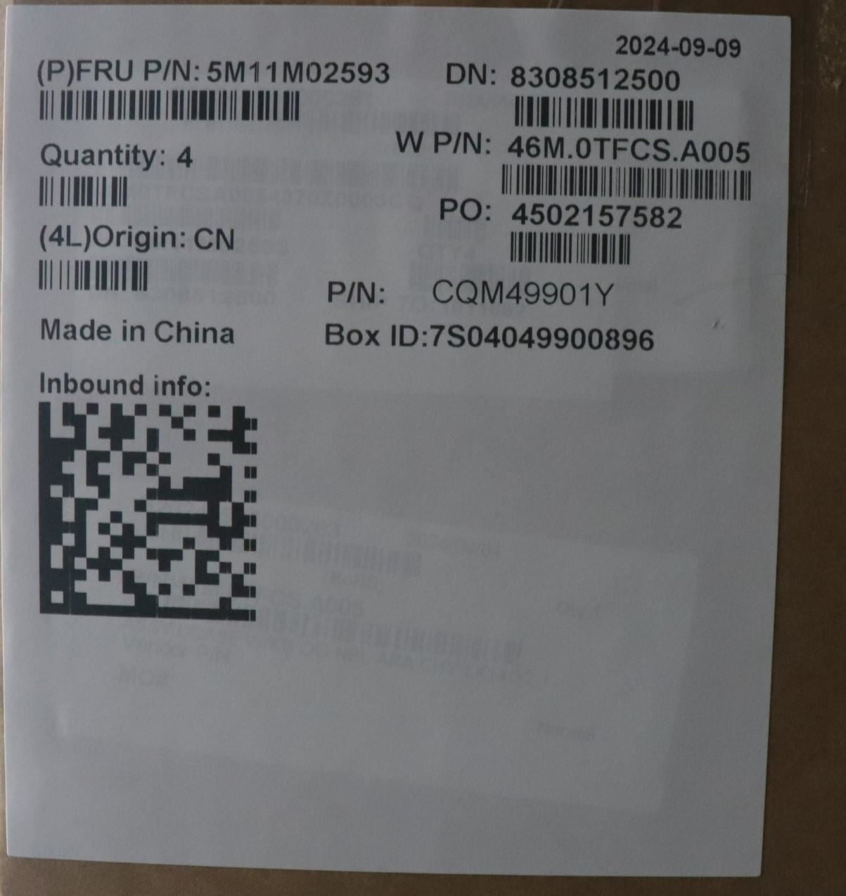 Lenovo MECH_ASM FRU KYB ARA w/C CHY 5M11M02593