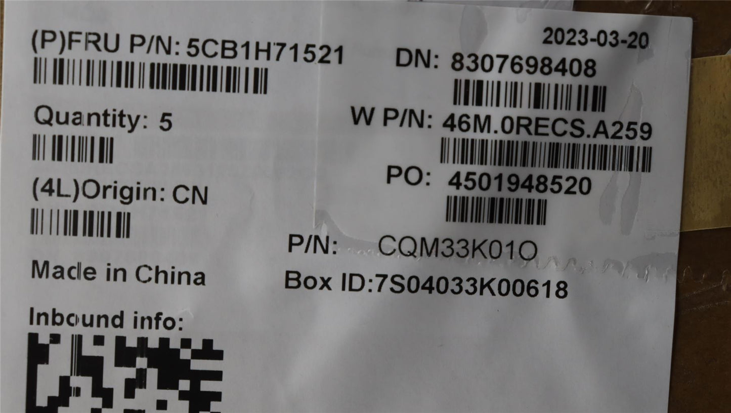 Lenovo Upper Case ASM_NORDIC W 82R9 SG 5CB1H71521