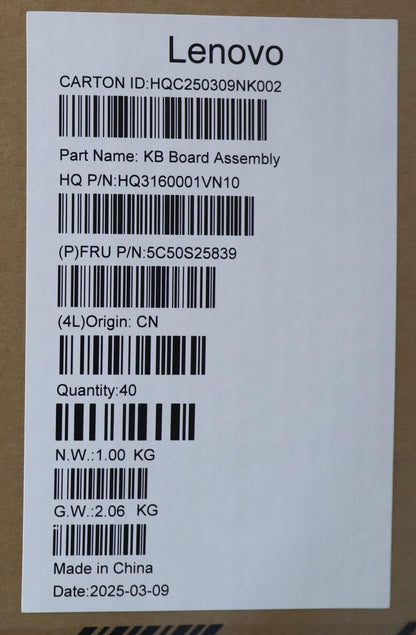 Lenovo CARDPOP H 83KT USB Board 5C50S25839