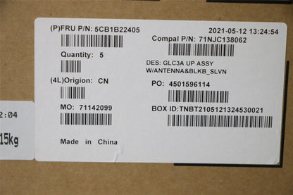 Lenovo IdeaPad 6 13ARE05 6 13ALC6 Keyboard Palmrest Top Cover Black 5CB1B22405