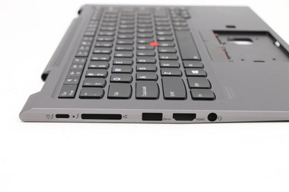 Lenovo Yoga X1 5th Keyboard Palmrest US Grey Backlit 5M10Z37082