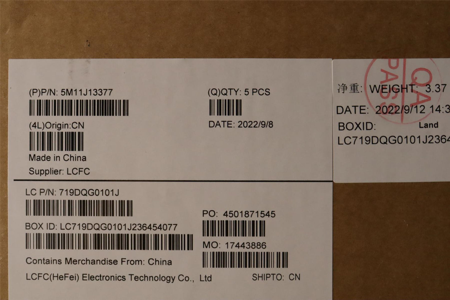 Lenovo ThinkPad Z16 Gen 1 Keyboard Palmrest Top Cover US Euro Black 5M11J13377
