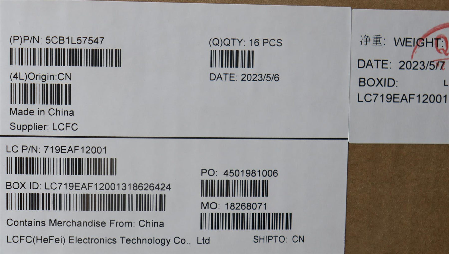 Lenovo Chromebook 14e Gen3 LCD Cover Rear Back Housing Grey 5CB1L57547