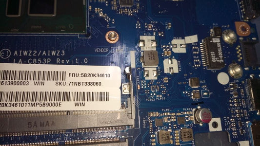 Lenovo 5B20K34610 MB C 80NT I5-6200 WIN UMA NBL3D