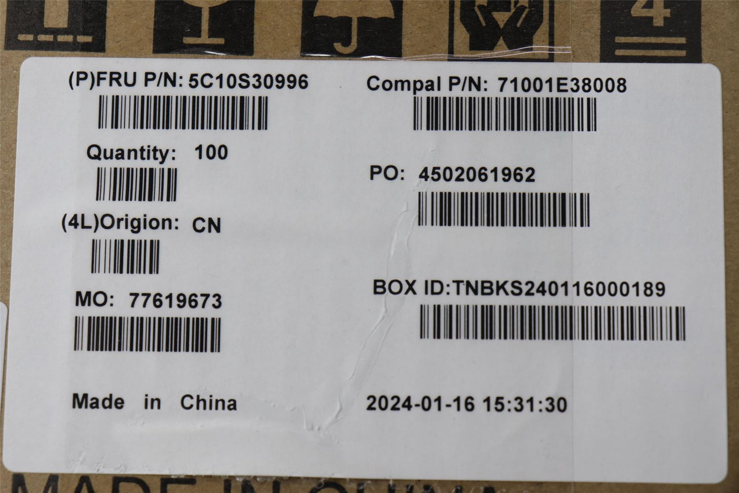 Lenovo IO/B FFC C 83FD 5C10S30996