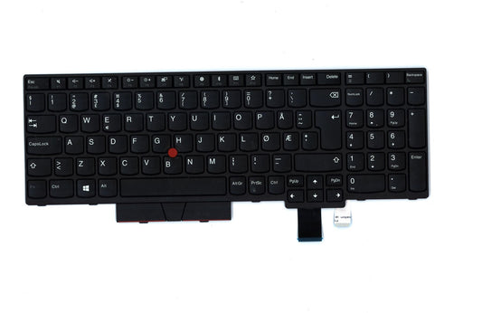 Lenovo ThinkPad T570 P51s T570P51s Keyboard Nordic Black 01EN948