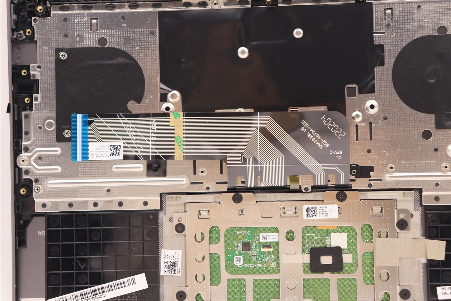 Lenovo IdeaPad 7 14IAP7 Palmrest Cover Touchpad Keyboard US 5CB1H70837