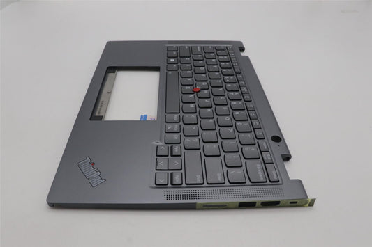 Lenovo ThinkPad X13 Gen 4 Keyboard Palmrest Top Cover US Euro Backlit 5M11L64324