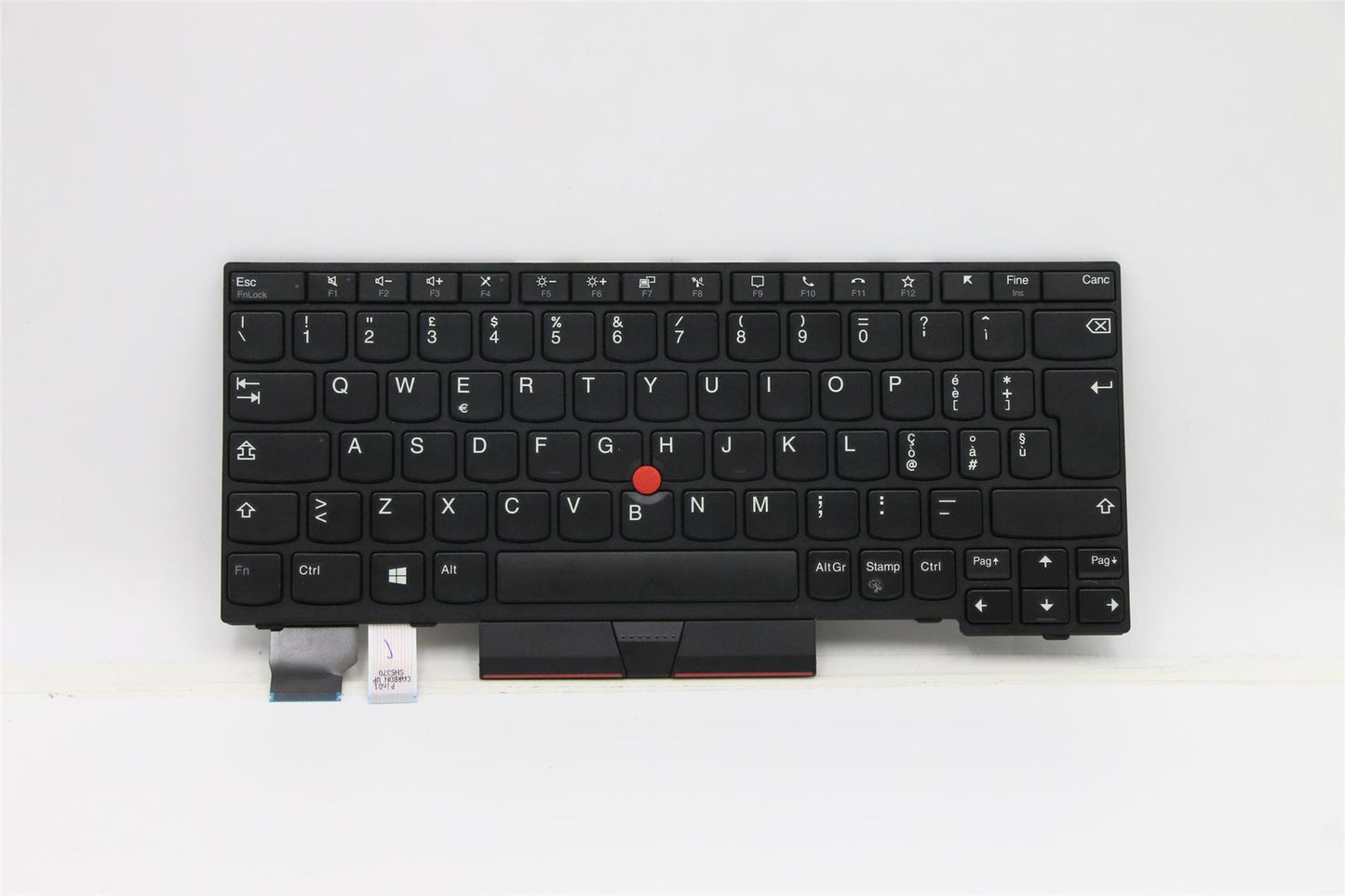 Lenovo ThinkPad L13 2 X13 Keyboard Italian Black 5N20V43161