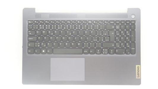 Lenovo IdeaPad 3 15IAN8 Palmrest Cover Touchpad Keyboard Artic Grey 5CB1K94998
