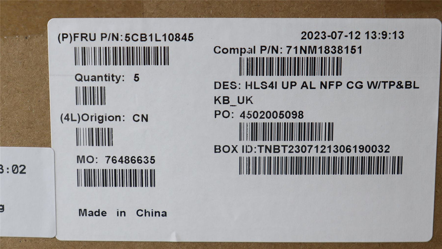 Lenovo IdeaPad 5 14IRL8 5 14ABR8 Palmrest Cover Touchpad Keyboard 5CB1L10845