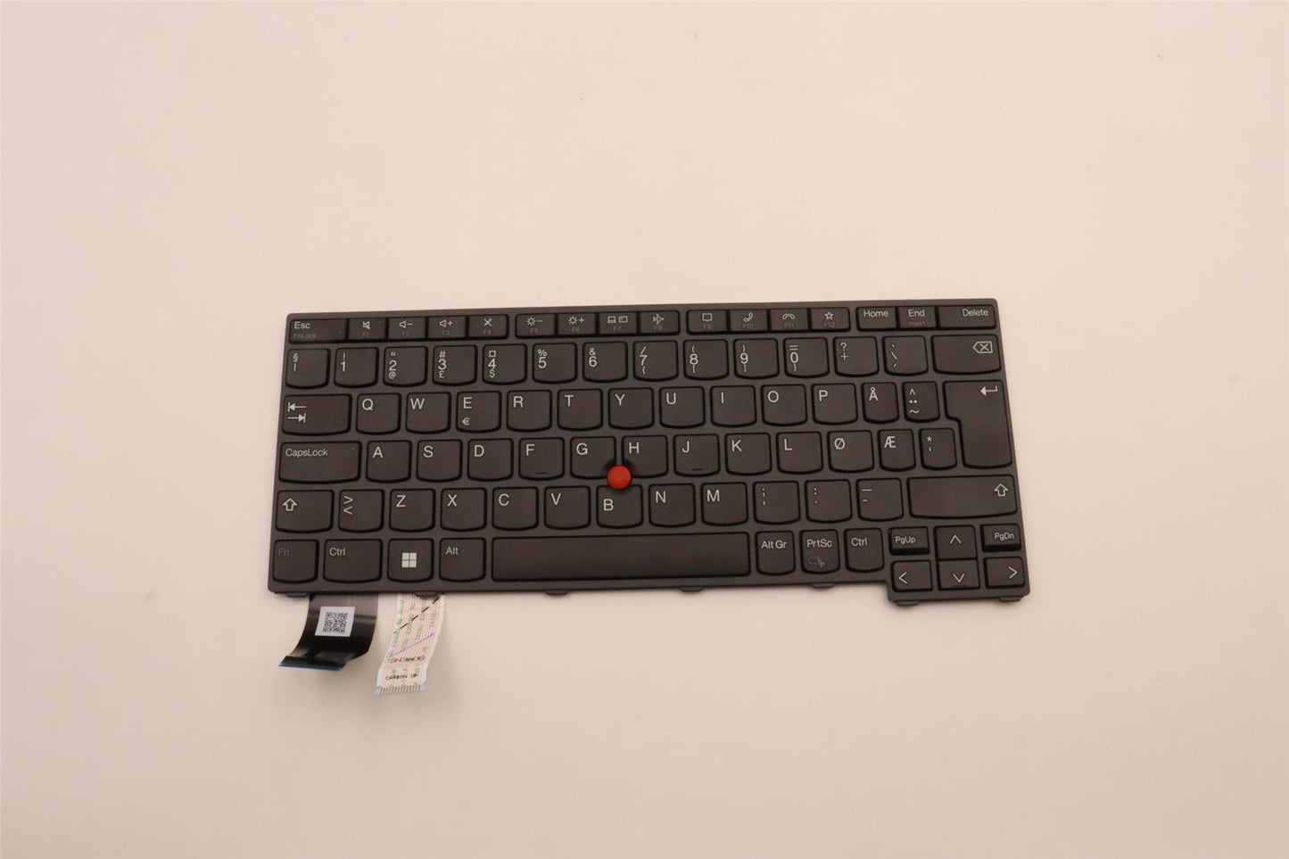 Lenovo ThinkPad L13 Gen 4 Keyboard Norwegian Black Backlit 5N21H76982