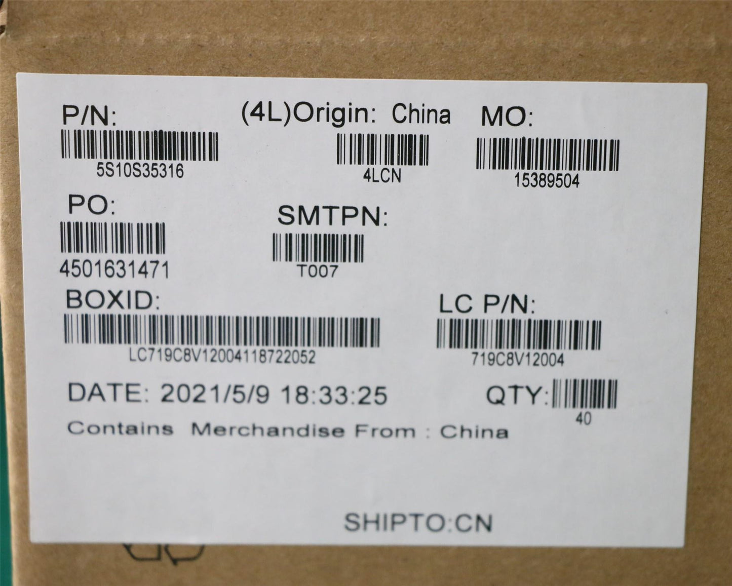 Lenovo SCREW Screw L 82K81.6D 2L K 5.0D 5S10S35316