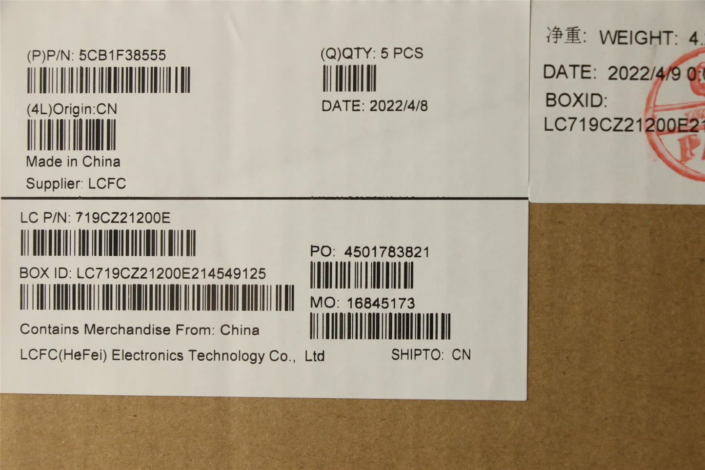 Lenovo 5 16IAH7H Palmrest Cover Touchpad Keyboard Czech Slovakian 5CB1F38555