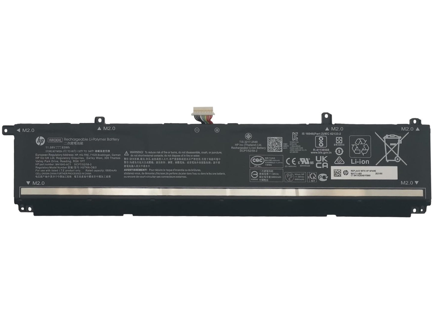 Genuine HP Omen 17-CK Battery Power Supply 83Wh M41711-005