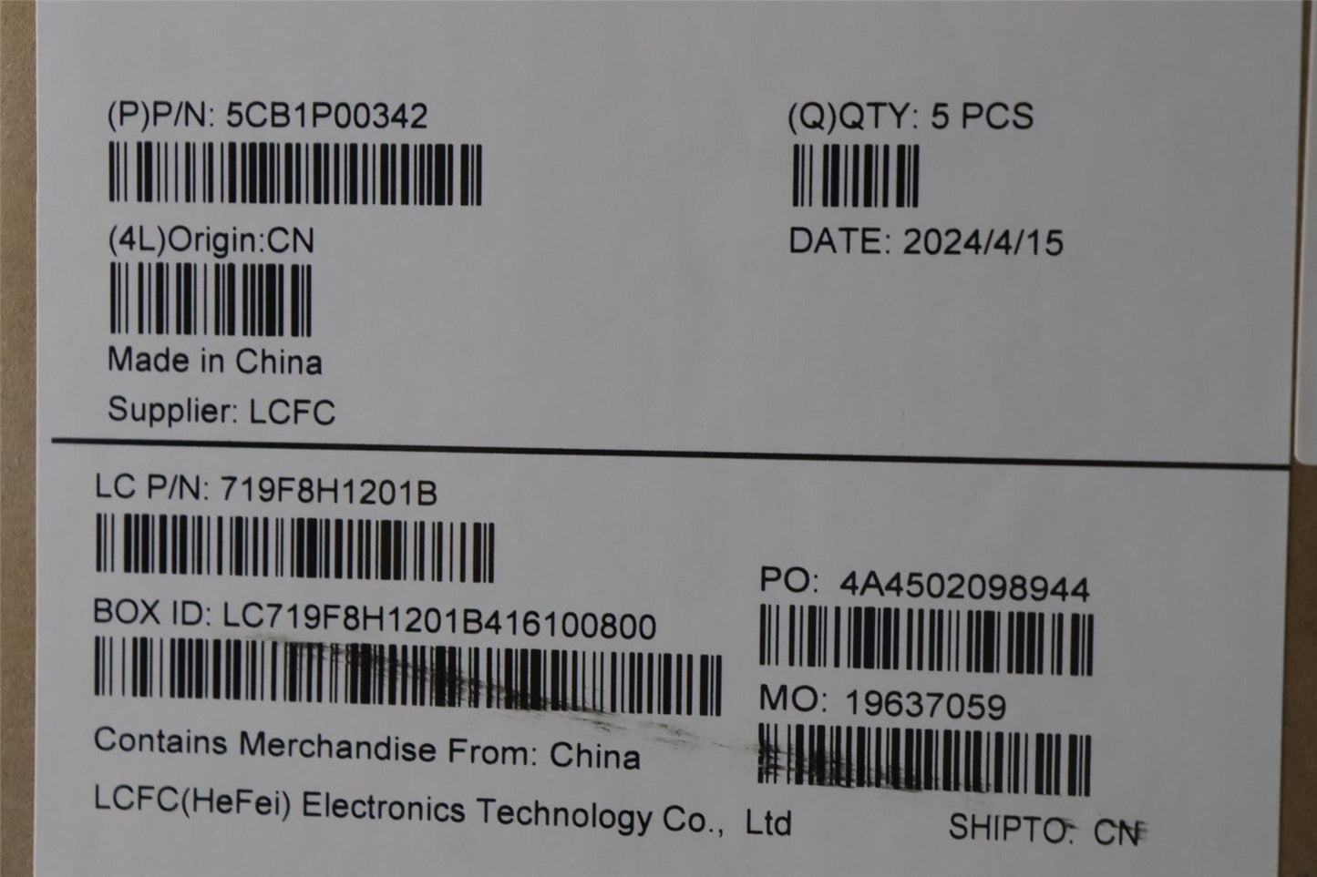 Lenovo Upper Case ASM_BEL L 83AC CB 5CB1P00342