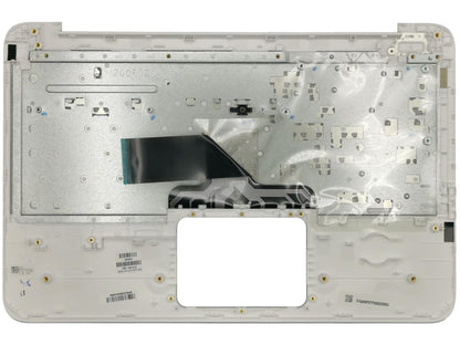 Genuine HP Stream 14-AX 14-CB Palmrest Cover Keyboard French White 910180-051