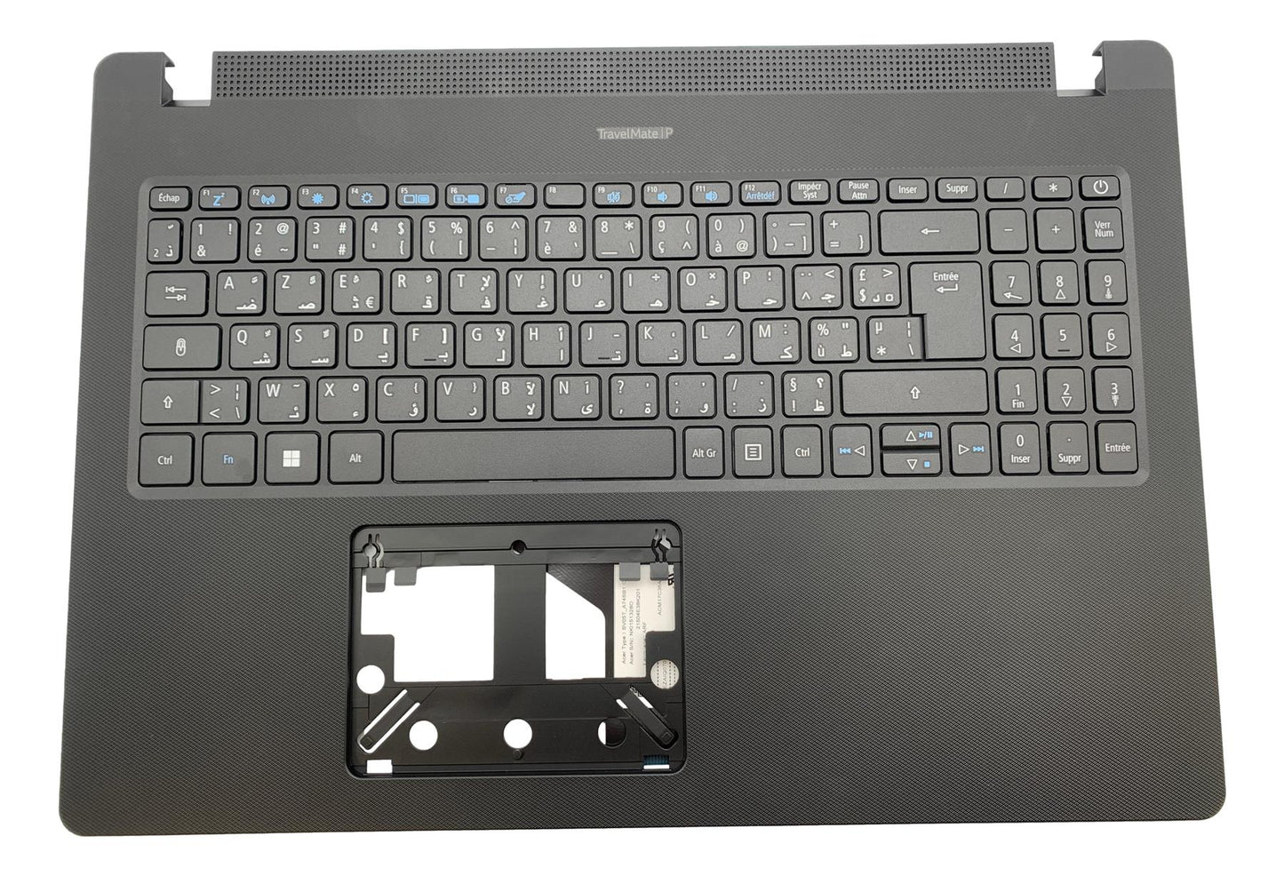 Acer Travelmate P215-53 P215-53G Palmrest Cover Keyboard Black 6B.VPRN7.034