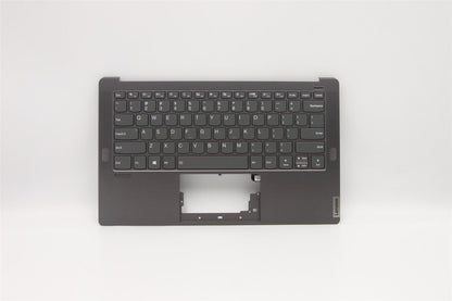 Lenovo S940 14IIL Keyboard Palmrest Top Cover US Iron Grey Backlit 5CB0W43476
