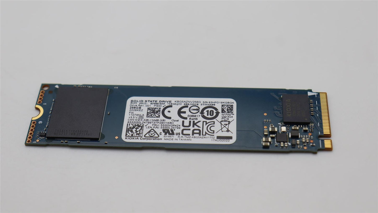 Lenovo ThinkCentre P14s 3 P1 6 P1 5 50t 4 Solid State Drive SSD 256GB 5SS0V26464