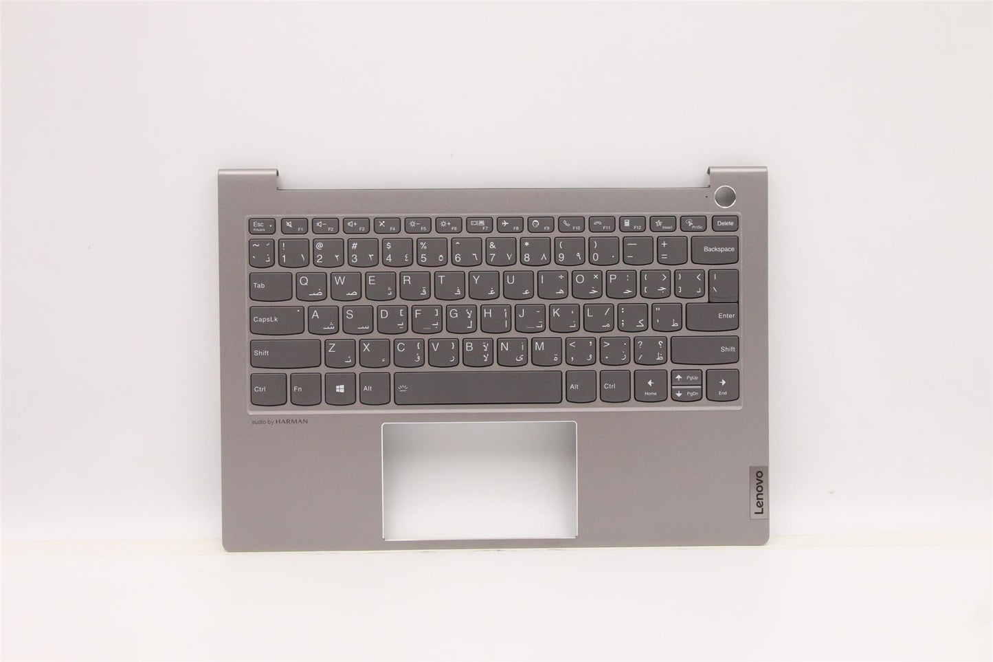 Lenovo ThinkBook 13s G3 ACN Keyboard Palmrest Top Cover Arabic Grey 5CB1C72435