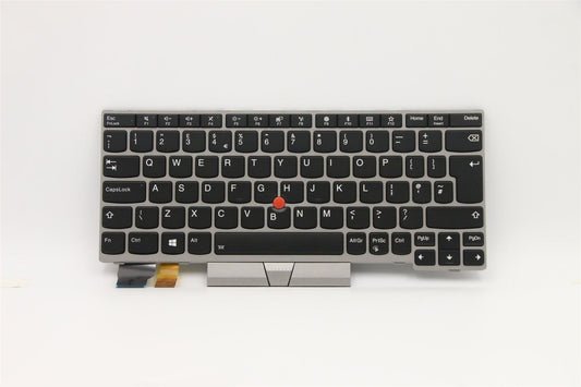 Lenovo ThinkPad L13 Keyboard UK Silver Backlit 01YP868